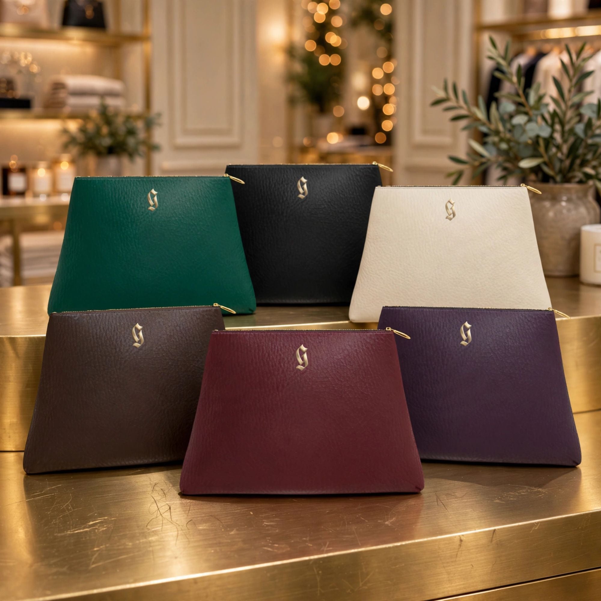 The Margaret Oversized Leather Clutch
