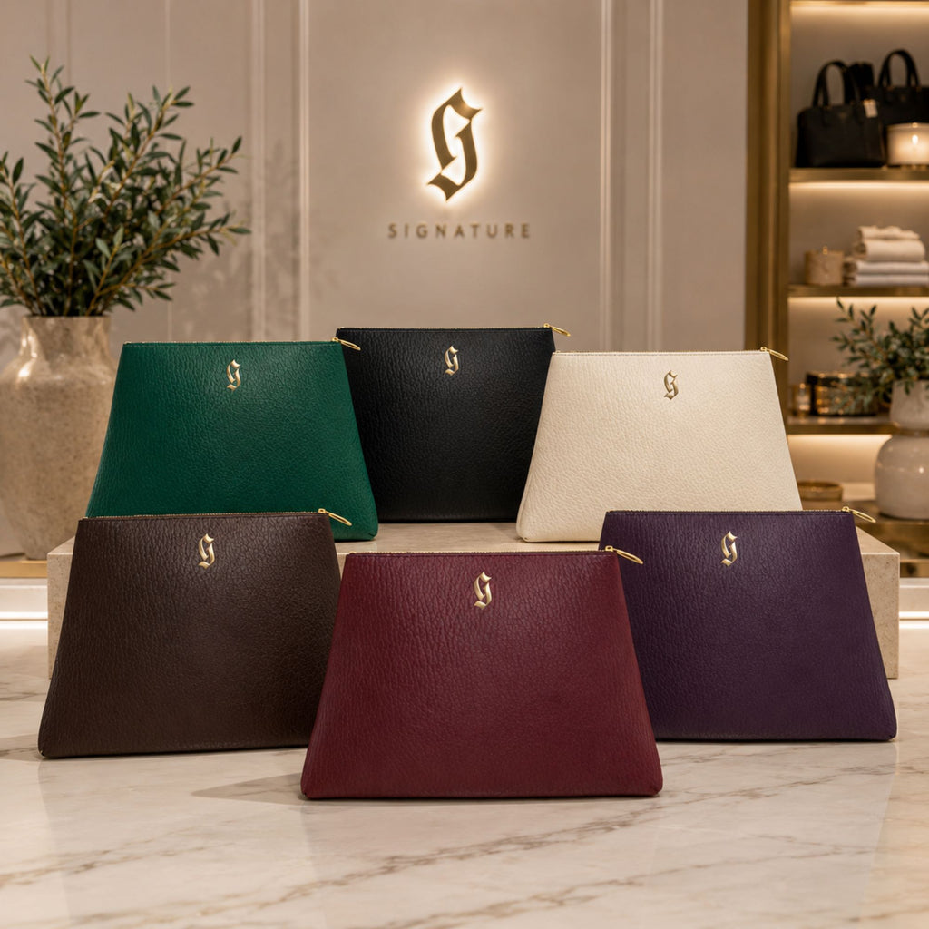 The Margaret Oversized Leather Clutch