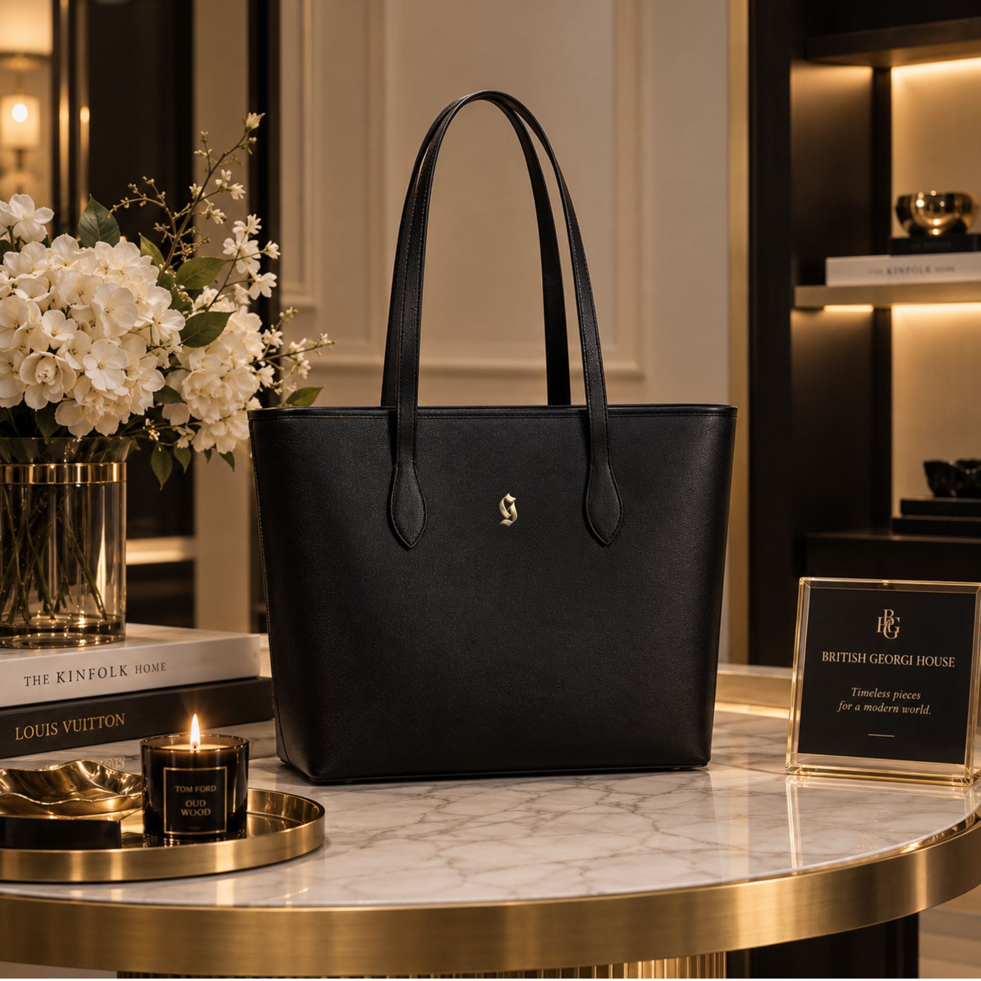 The Elizabeth Leather Tote Bag