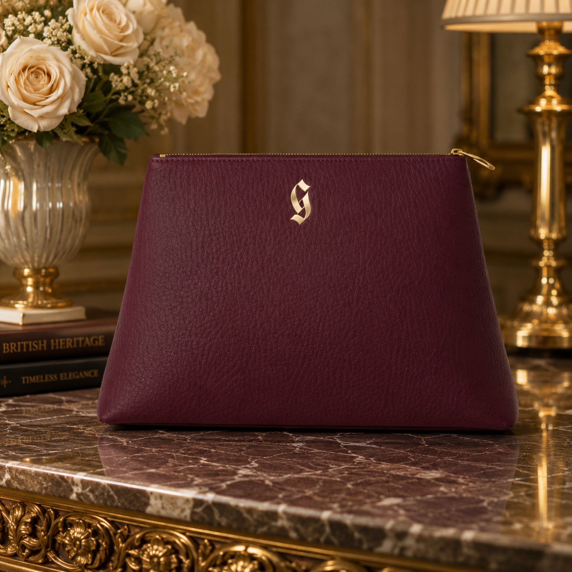 The Margaret Oversized Leather Clutch