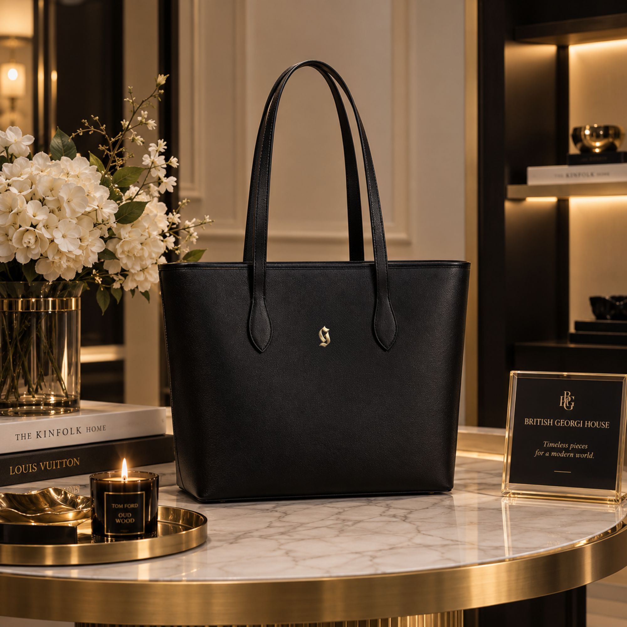 The Elizabeth Leather Tote Bag